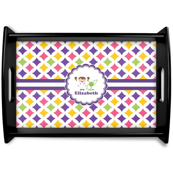 Custom Girls Astronaut Wooden Tray (Personalized)