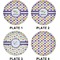 Girls Astronaut Set of Lunch / Dinner Plates (Approval)