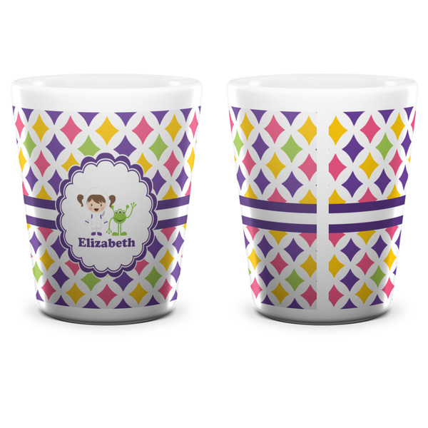 Girls Astronaut Shot Glass - White - APPROVAL