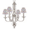 Girls Astronaut Small Chandelier Shade - LIFESTYLE (on chandelier)