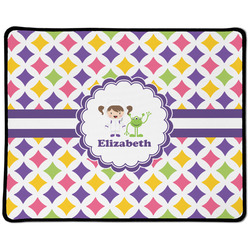 Girls Astronaut Large Gaming Mouse Pad - 12.5" x 10" (Personalized)