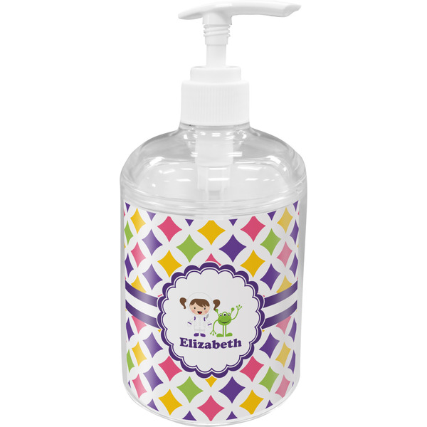 Custom Girls Astronaut Acrylic Soap & Lotion Bottle (Personalized)