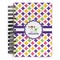Girls Astronaut Spiral Notebook - 5x7 w/ Name or Text