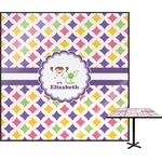 Girls Astronaut Square Table Top - 24" (Personalized)