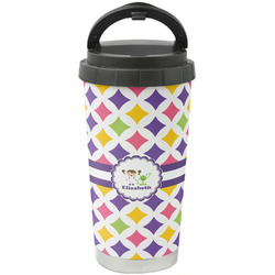 Girls Astronaut Stainless Steel Coffee Tumbler (Personalized)