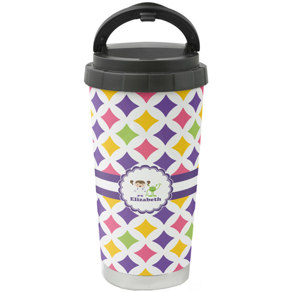 Custom Girls Astronaut Stainless Steel Coffee Tumbler (Personalized)