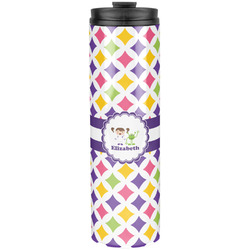 Girls Astronaut Stainless Steel Skinny Tumbler - 20 oz (Personalized)