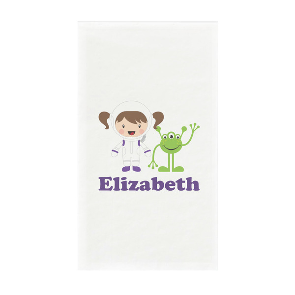 Custom Girls Astronaut Guest Paper Towels - Full Color - Standard (Personalized)