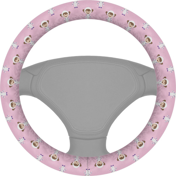 Custom Girls Astronaut Steering Wheel Cover