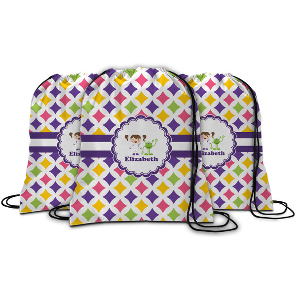 Girls Astronaut String Backpack - MAIN