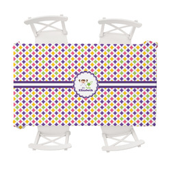 Girls Astronaut Tablecloth - 58"x102" (Personalized)