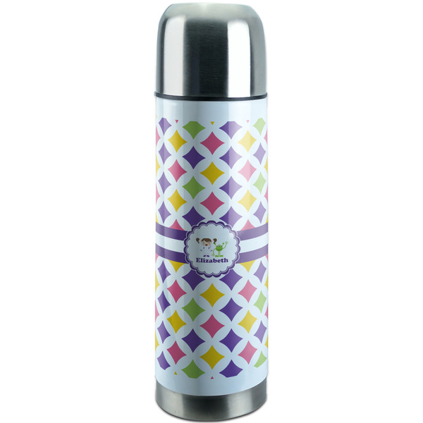 Custom Girls Astronaut Stainless Steel Thermos (Personalized)