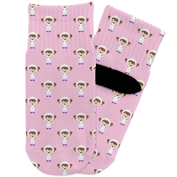 Custom Girls Astronaut Toddler Ankle Socks