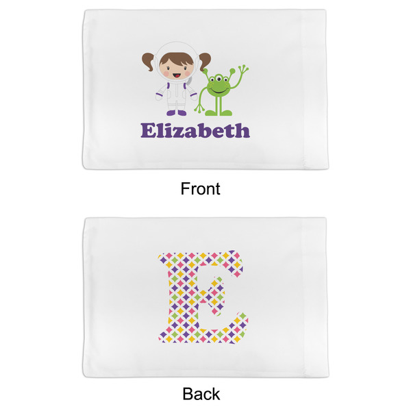 Girls Astronaut Toddler Pillow Case - APPROVAL (partial print)