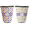 Girls Astronaut Trash Can Black - Front and Back - Apvl