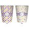 Girls Astronaut Trash Can White - Front and Back - Apvl