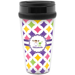 Girls Astronaut Acrylic Travel Mug without Handle (Personalized)