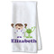 Girls Astronaut Kitchen Towel - Waffle Weave - Partial Print (Personalized)