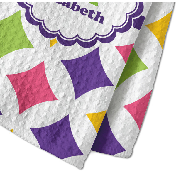 Girls Astronaut Waffle Weave Towel - Closeup of Material Image