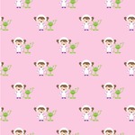 Girls Astronaut Wallpaper & Surface Covering (Water Activated 24"x 24" Sample)