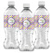 Girls Astronaut Water Bottle Labels - Front View