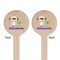 Girls Astronaut Wooden 6" Stir Stick - Round - Double Sided - Front & Back