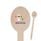 Girls Astronaut Oval Wooden Food Picks (Personalized)