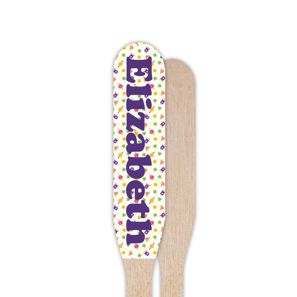 Girls Astronaut Wooden Food Pick - Paddle - Single Sided - Front & Back