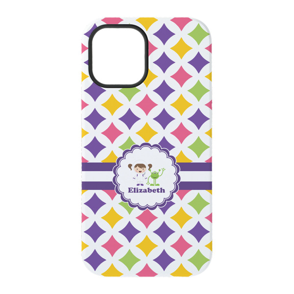 Girls Astronaut iPhone 15 Tough Case - Back