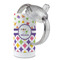 Girl's Space & Geometric Print 12 oz Stainless Steel Sippy Cups - Top Off