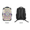 Girl's Space & Geometric Print 15" Backpack - APPROVAL