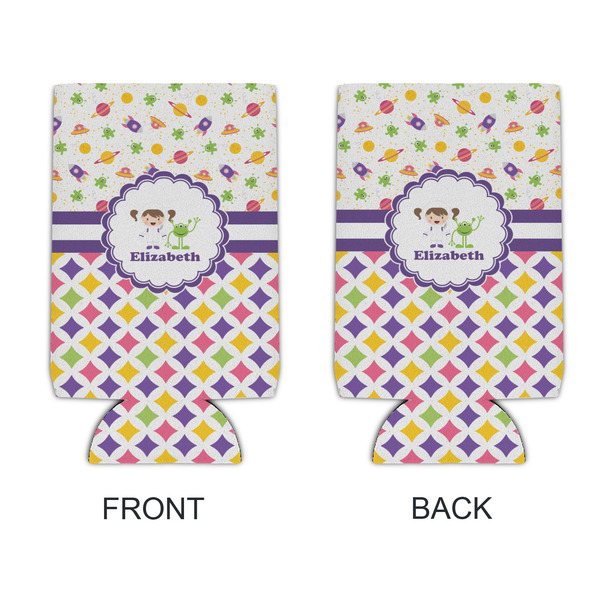 Girl's Space & Geometric Print 16oz Can Sleeve - APPROVAL