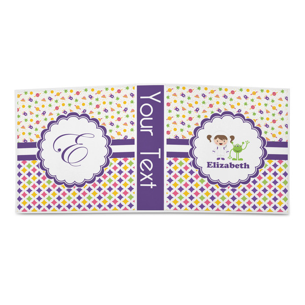 Girl's Space & Geometric Print 3-Ring Binder Approval- 2in