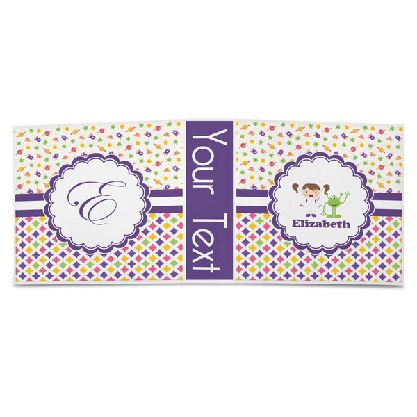 Girl's Space & Geometric Print 3-Ring Binder Approval- 3in