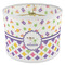 Girl's Space & Geometric Print 8" Drum Lampshade - ANGLE Poly-Film