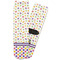 Girl's Space & Geometric Print Adult Crew Socks - Single Pair - Front and Back
