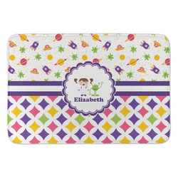 Girl's Space & Geometric Print Anti-Fatigue Kitchen Mat (Personalized)