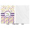 Girl's Space & Geometric Print Baby Blanket (Single Side - Printed Front, White Back)