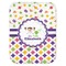 Girl's Space & Geometric Print Baby Swaddling Blanket (Personalized)