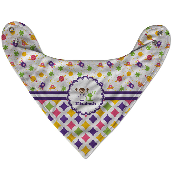 Girl's Space & Geometric Print Bandana Flat Approval