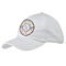Girl's Space & Geometric Print Baseball Cap - White (Personalized)