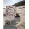 Girl's Space & Geometric Print Beach Spiker white on beach with sand