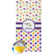 Girl's Space & Geometric Print Beach Towel (Personalized)