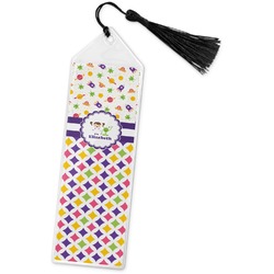 Girl's Space & Geometric Print Book Mark w/Tassel (Personalized)