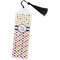 Girl's Space & Geometric Print Book Mark w/Tassel (Personalized)