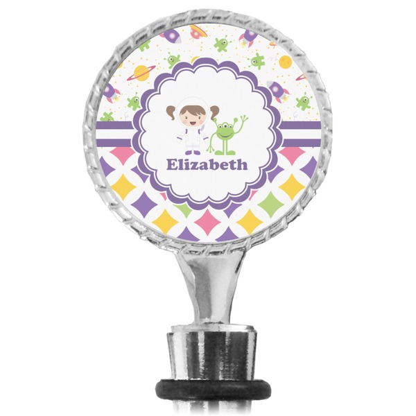 Girl's Space & Geometric Print Bottle Stopper Main View