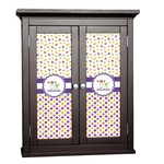 Girl's Space & Geometric Print Cabinet Decal - Custom Size (Personalized)