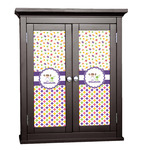 Girl's Space & Geometric Print Cabinet Decal - Custom Size (Personalized)