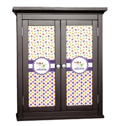Girl's Space & Geometric Print Cabinet Decal - Medium (Personalized)