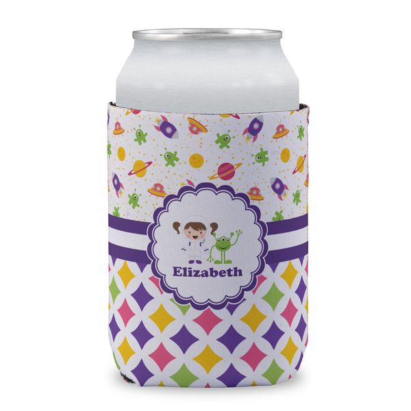 Girl's Space & Geometric Print Can Sleeve
